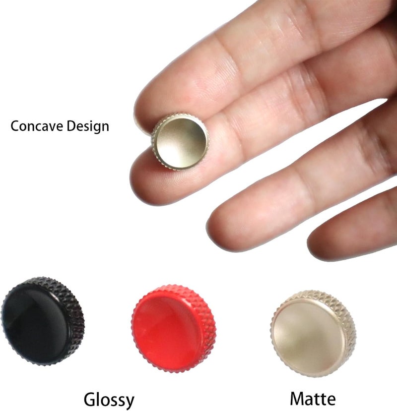 DJDIRY 3 Pack Camera Shutter Button with Rubber O-Ring, Concave Shutter Release Button Compatible with Fujifilm, Hasselblad, Rolleiflex, Nikon - Image 3